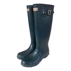 Hunter Original Tall Navy Women’s Boots Size 7